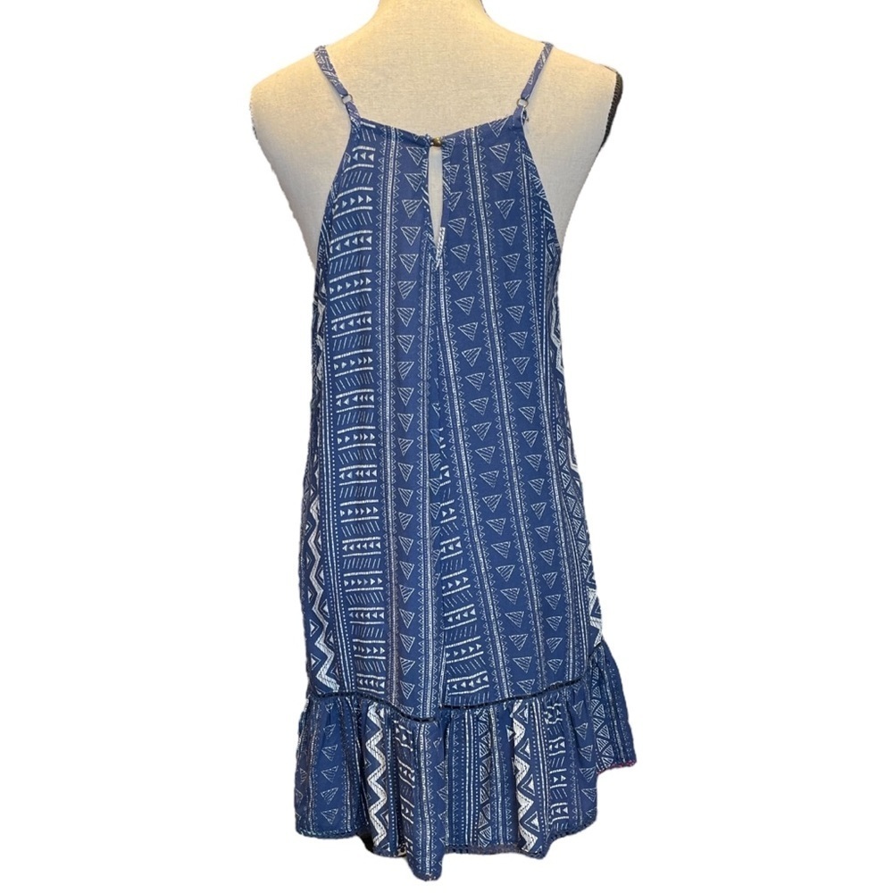 NWT Ocean Drive Surfer Beach Summer Vacation Swim Tribal Print Mini Dress Small - Picture 2 of 11
